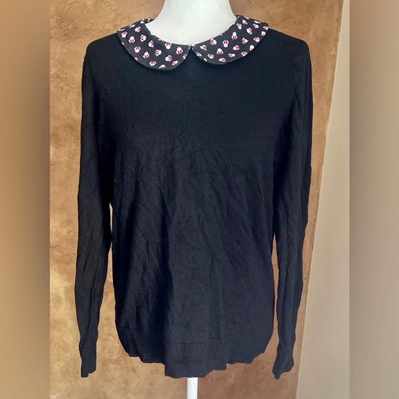 Hot Topic |Disney | Minnie Mouse Collar Sweater Size Large - Picture 3 of 9